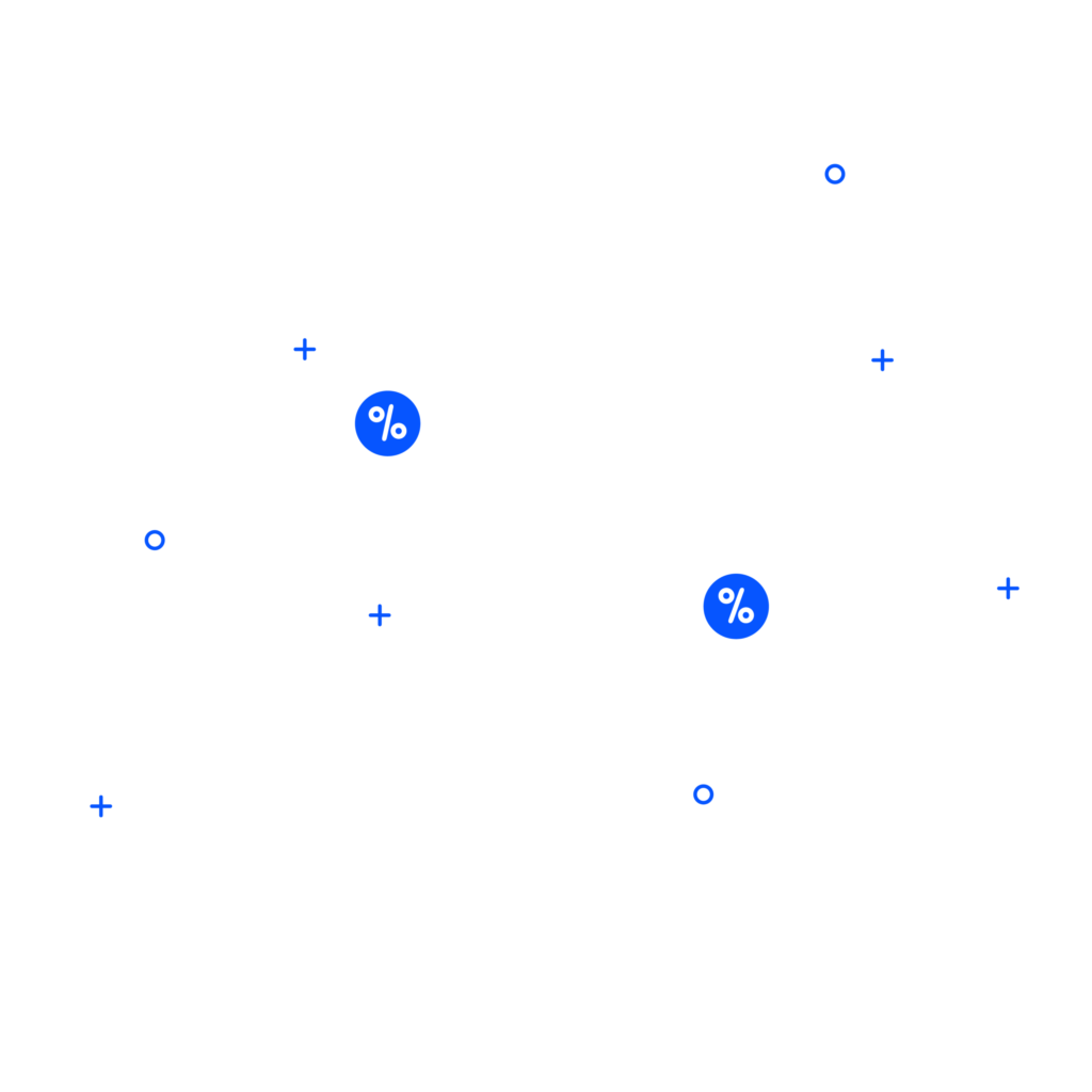 Percentage icons pattern