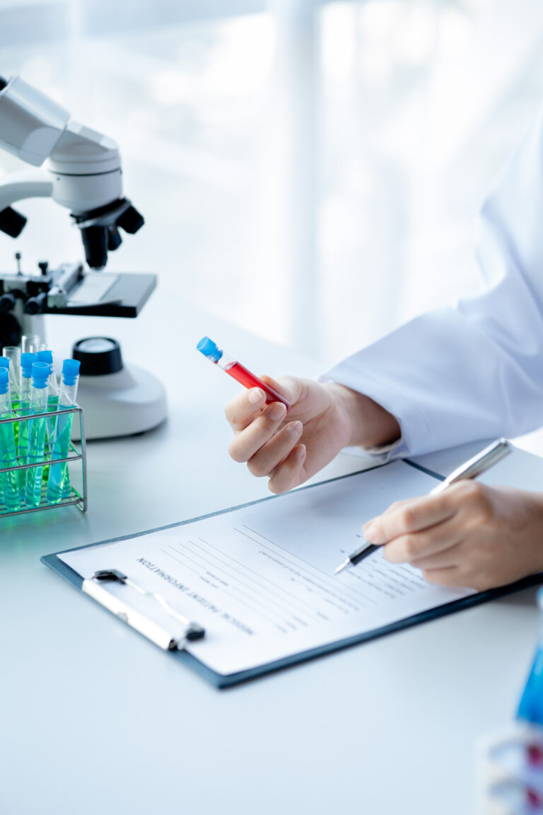 A laboratory assistant, a medical scientist, a chemistry researc